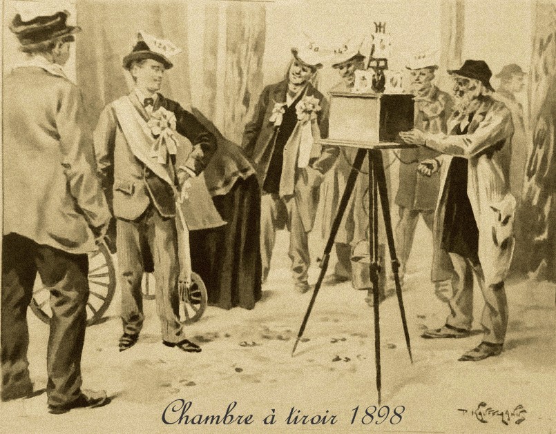 1898 photographe au boulot